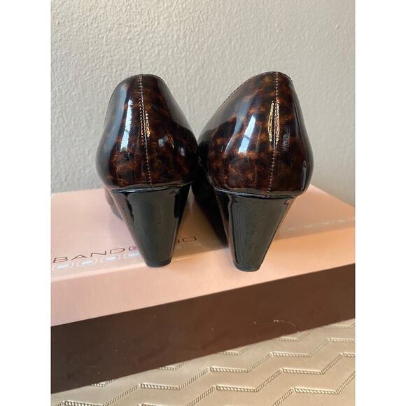 Cheetah Print Comfort Plus Wedge Heels 7 - Picture 4 of 6